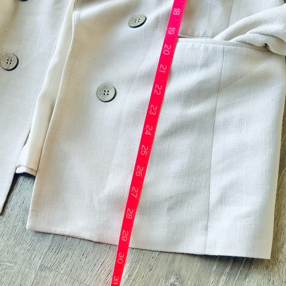 Bar III Open Blazer Cream Women's Large - Picture 10 of 10
